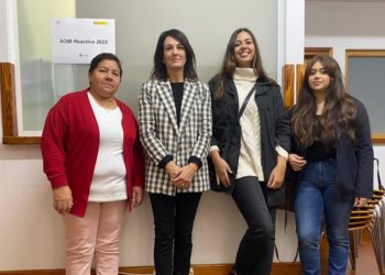 La presidenta del Consell Insular, Ana Juan, ha donat la benvinguda a les noves treballadores. Foto: Consell de Formentera.
