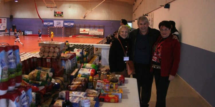 Una edición pasada del kilo solidario organizado por el Gasifred