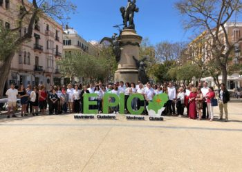 Imagen de la candidatura de la formación en las pasadas elecciones municipales.