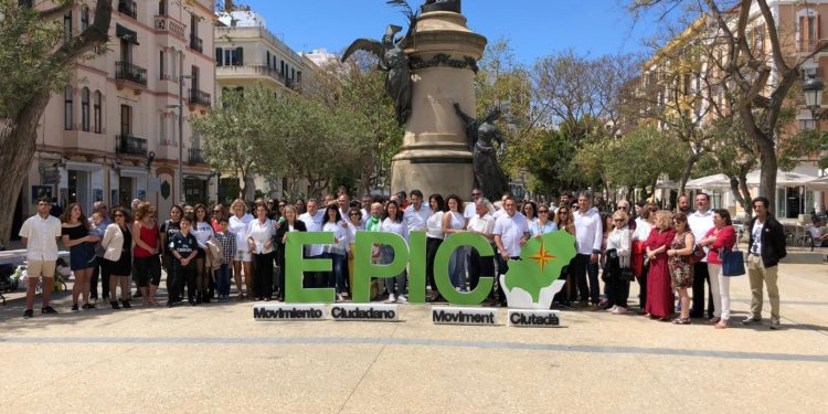 Imagen de la candidatura de la formación en las pasadas elecciones municipales.