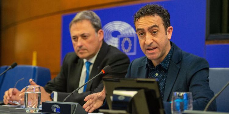 El secretario autonómico Miquel Àngel Sureda en el Minority Intergroup meeting