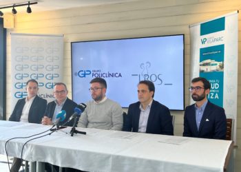 De izquierda a derecha, Alessio Zordani, Juan Antonio Peña, Tomás Isidoro, David Salinas y José Manuel Ulloa.