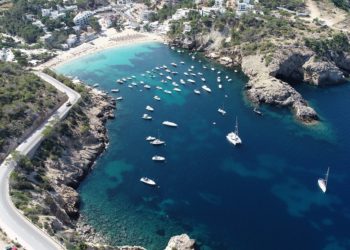 Vista de Cala Vedella.