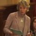 Lina Pons durante su intervención de hoy en el Parlament