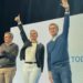 Marí Bosó, Prohens y Feijóo, en  un acto en Ibiza.