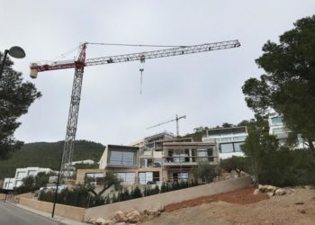 Nuevas edificaciones en el barrio de Cas Mut de Ibiza