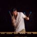 Andrés Coll tocando la marimba