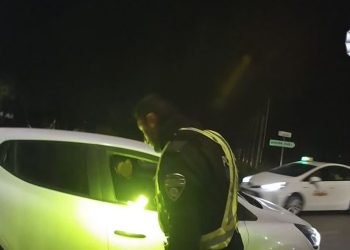 Control en Sant Josep, en una imagen de la Policía Local.