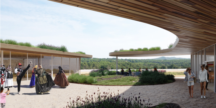 Imatge del futur centre de Ses Nou Rodades