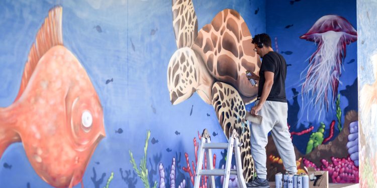 Una intervención del festival Nativ. Foto Andrei Oprescu