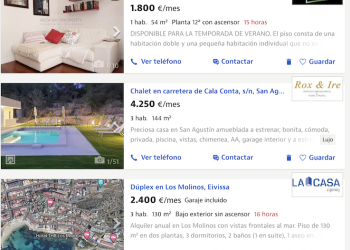 Anuncios de alquiler de viviendas en Ibiza de Idealista.
