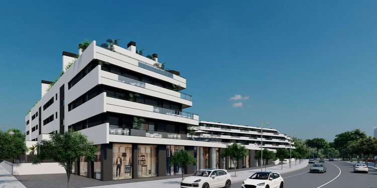 Proyección de cómo será la promoción una vez terminada. Imagen Vía Célere Desarrollos Inmobiliarios