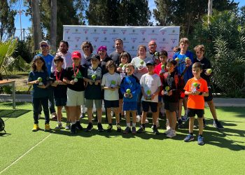 Imagen de la entrega de trofeos.