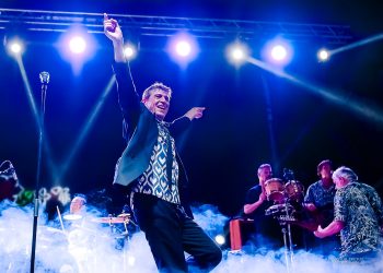 Javier Ojeda, en una actuación de Danza Invisible