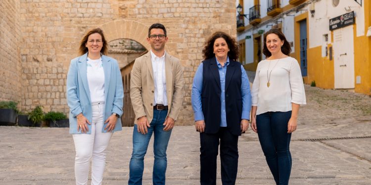 Catiana Fuster, Rafa Triguero, Gema Marí y Blanca Hernández.