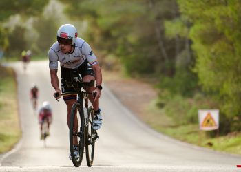 Foto de archivo de una prueba de triatlón en Ibiza.