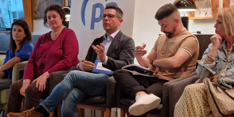 Un momento del acto celebrado por Rafa Triguero. Foto: Partido Popular.