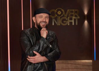 Joaquín Garli, en el plató de Cover Night, el concurso de talentos de La1. Foto @ceciliabayonasfoto