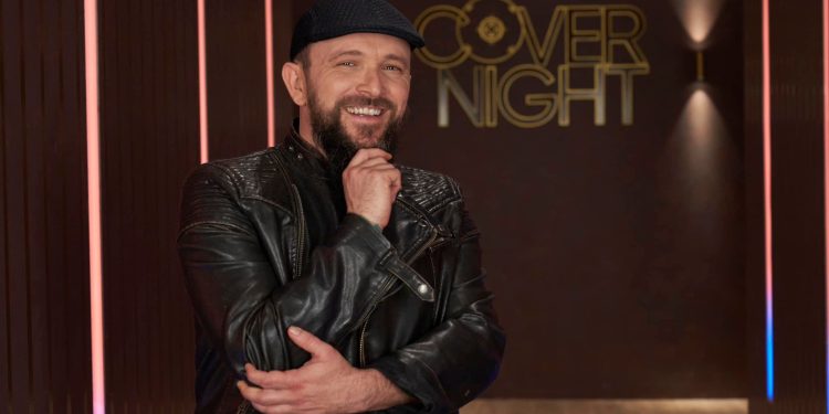 Joaquín Garli, en el plató de Cover Night, el concurso de talentos de La1. Foto @ceciliabayonasfoto