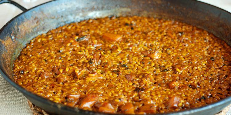Imagen de un arroz a banda facilitada por la organización del concurso.