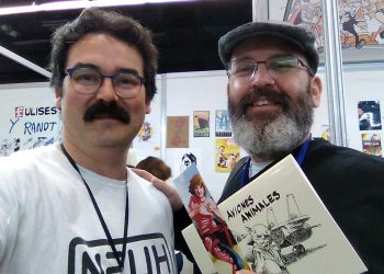 Cano y Ferrer, autores del libro ilustrado.