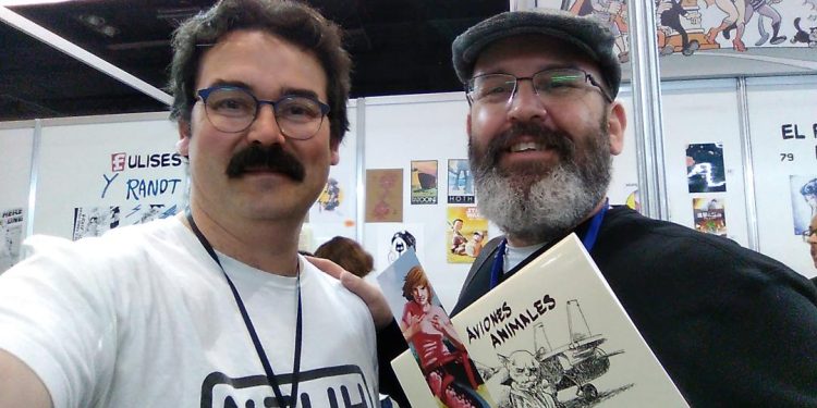Cano y Ferrer, autores del libro ilustrado.