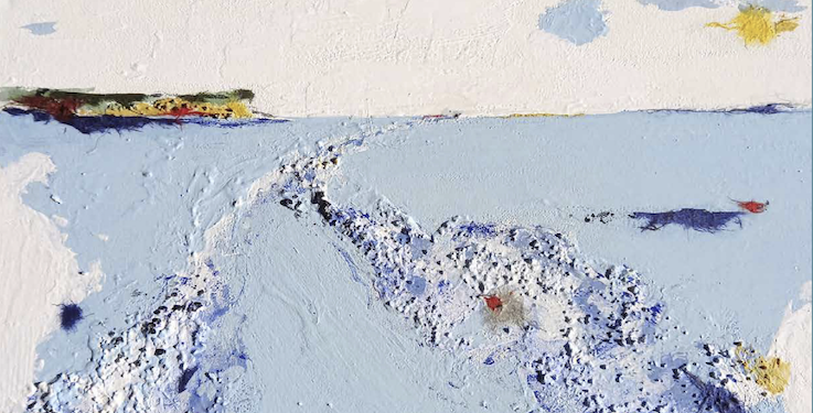 Detalle de una obra de Diana Bustamante.