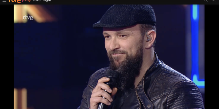 Joaquín Garli en Cover Night. Imagen TVE