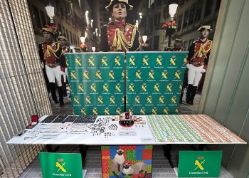 Objetos de gran valor y miles de euros recuperados por la Guardia Civil tras el robo, continuado en el tiempo, por parte de un trabajador.