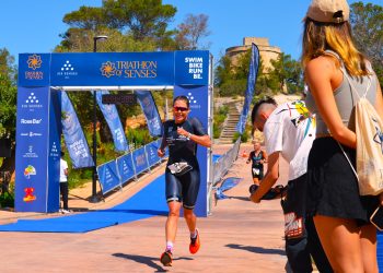 Imagen de archivo de un triatlón.