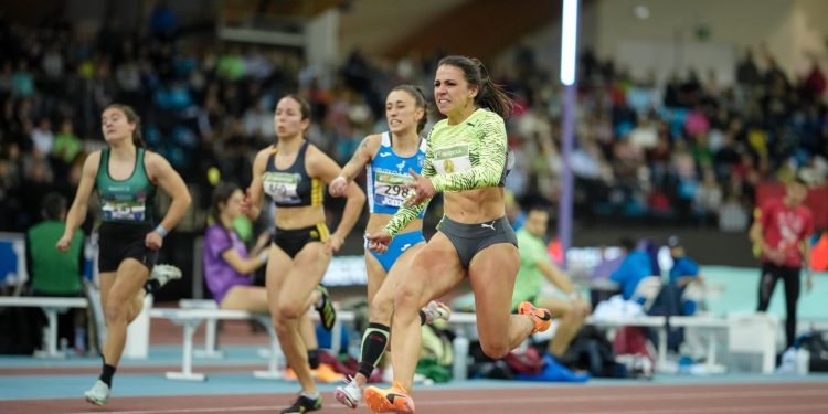 Maribel Pérez, velocista sevillana. Imagen SPORTMEDIA.