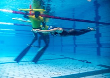 Tania Panés, en plena competición. Foto: S. Perelló