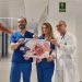 En la imagen. los neurólogos, de izquierda a derecha Carlos Cátedra, Raquel Bernal, jefe de Neurología, y Edilberto Martínez