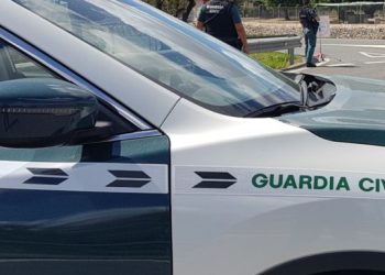 La Guardia Civil en una imagen de archivo en Santa Gertrudis.