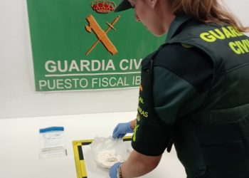 La droga incautada en Ibiza.