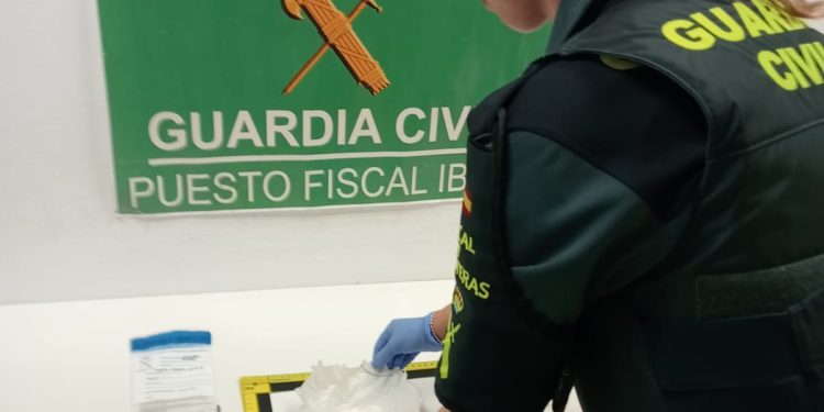 La droga incautada en Ibiza.