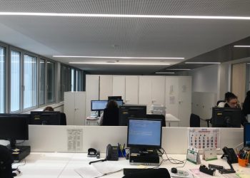 Interior de los juzgados de Ibiza, en una imagen de archivo. Noudiari