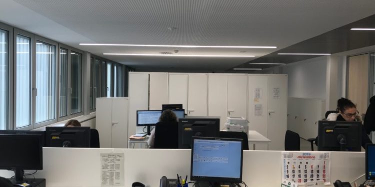 Interior de los juzgados de Ibiza, en una imagen de archivo. Noudiari