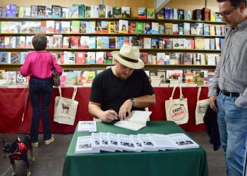 Ben Clark en la Fira del Llibre de Palma en 2019.