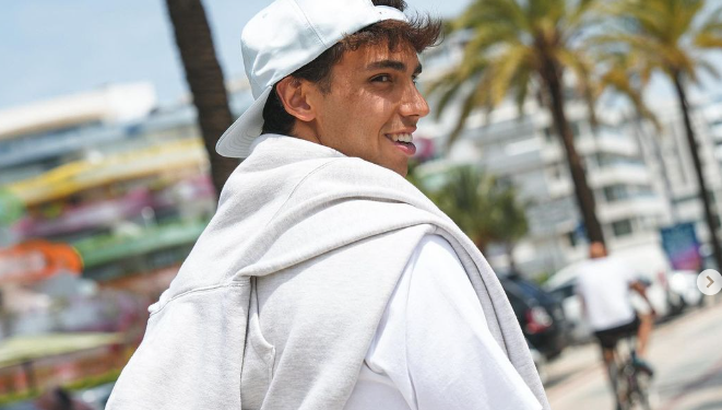 João Félix en Ibiza en una imagen de sus redes sociales.