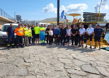 Imagen de la jornada de limpieza facilitada por el Ayuntamiento.