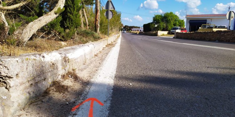 Lugar donde tuvo lugar el mortal accidente. Foto: Ràdio Illa