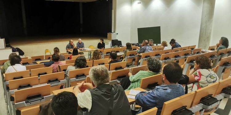 Un moment de les jornades. Foto: Docents en moviment.