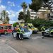 Un coche se ha saltado el ceda y ha impactado contra el vehículo de las turistas. Foto Bomberos parque insular de Ibiza.