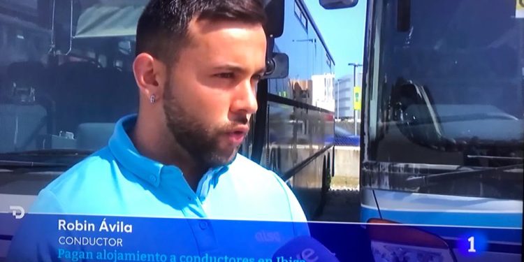 Un conductor ofrece su testimonio a TVE. Imagen TVE