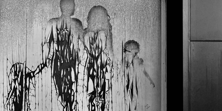 Detalle de una fotografía de Samaj Moreno tomada en un centro comercial