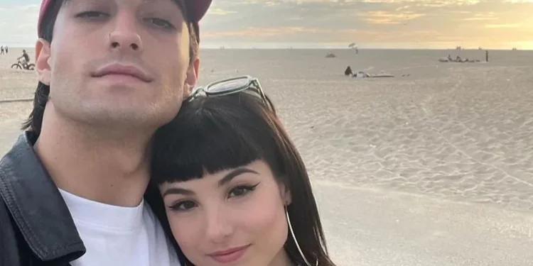 Damiano David y Giorgia Soleri en una imagen de sus redes