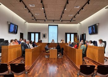 Pleno del ayuntamiento de Ibiza celebrado este lunes