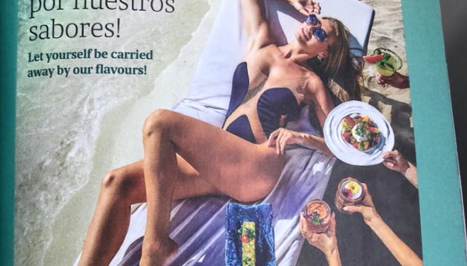 Detalle del anuncio publicitario del Consell denunciado por sexismo por parte del PSOE.