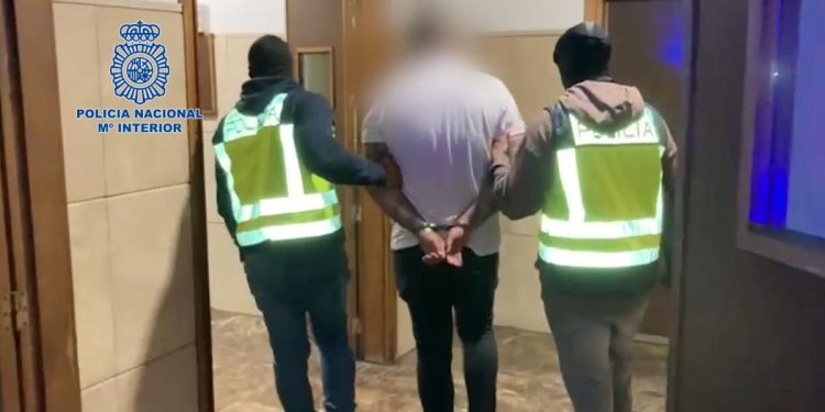 Una imagen de la Policía Nacional de los detenidos a principios de junio. Foto Policía Nacional